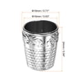 thumbnail image 2 of Unique Bargains Cousant Thimble Cuivre Cousant Thimble Finger Protector, Silver Tone 2 Pack, 2 of 5