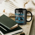 thumbnail image 5 of Prostate Cancer Survivor Gifts, I Beat Cancer Mug, I Am A Prostate Cancer Survivor Ceramic Coffee Cup Birthday Gifts For Men Women 11Oz Black, 5 of 5
