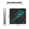 thumbnail image 3 of Qekee Geometry Dash Print Compact Makeup Mirror Folding Mini Pocket Mirror Portable Hand Mirror Double-Sided 2 x 1x Magnification for Woman Girls-Square, 3 of 9