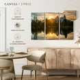 thumbnail image 5 of Elephant Stock Grand Teton Dramatic Sunset Wall Art - Horizontal Multi Panel Canvas - Living Room Wall Decor - Nature Multi Panel - Blue And Green Decor - 65" x 42", 5 of 8