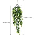 thumbnail image 3 of 2pcs Artificial Plants Fake Hanging Plants Faux Foliage Greenery Plant, 3 of 3