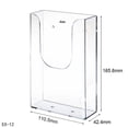 thumbnail image 3 of Data rack 1/3A4 single-layer wall-mounted wall-mounted catalog rack, 3 of 3