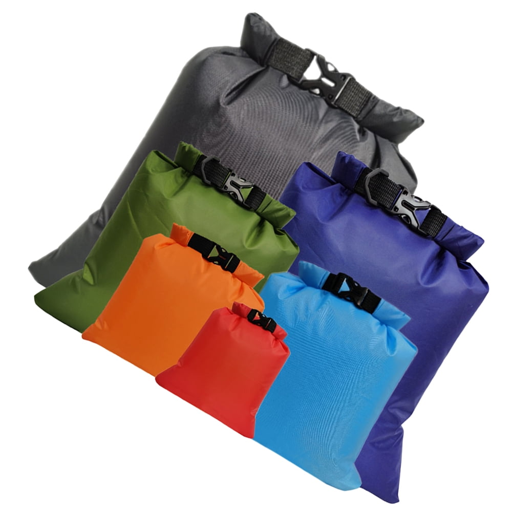 TABLZONE 6Pcs Small Dry Bag Waterproof Pouch with Roll Up Closure for Outdoor Activities