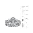 thumbnail image 2 of Everly Women's Diamond Sterling Silver Bridal Set, 2 of 7