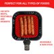 thumbnail image 2 of Revestimiento De Silicona Para Freidora De Aire, Alfombrillas Cuadradas Para Cesta De Airfryer De 8,5 Pulgadas, Accesorios Profesionales Antideslizantes Para Freidora De Aire Para Cocina Y Hogar Eigraketly OD015932-01, 2 of 6