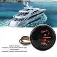 thumbnail image 4 of 52MM Bateau Jauge de Compensation, DC9-32V Bateau en Acier Inoxydable Trim Balance Jauge Mètre, Lecture Précise Jauge de Compensation Marine avec 7 Rétroéclairage de Couleur, Jauges Marines pour Yachts,, 4 of 8