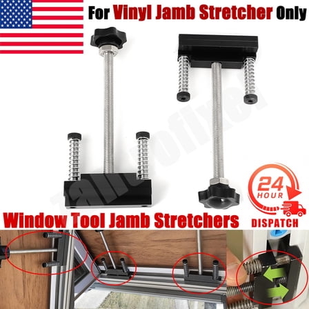 1/2" For Vinyl Jamb Stretcher Only 6061 Aluminum Window Tool Jamb Stretchers Set