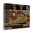 thumbnail image 2 of "Vintage Ball Park" By Eric Yang, Fine Art Giclee Print on Gallery Wrap Canvas, Ready to Hang, 2 of 2