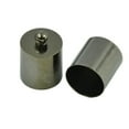 thumbnail image 3 of GUOOL 10Pcs 10mm Brass End Cap Kumihimo Rattail Cord DIY Jewelry Making Black, 3 of 4