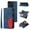 Blue, variant on for Samsung Galaxy A16 5G Wallet Phone Case with 9 Card Holder Zipper Pocket, Magnetic Closure Premium Folio PU Leather Flip Case with Wrist Strap for Samsung Galaxy A16 5G,Purple