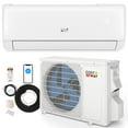 thumbnail image 1 of Costway 9100BTU Wifi Enabled Mini Split AC 20.5 SEER2115V Inverter Air Conditioner White, 1 of 10