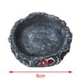 thumbnail image 2 of [Big Clear!]Diy Pet Food Water Dish  Reptile Bowl Resin Pets Feeding Plate (Three Pattern To chose), 2 of 8