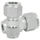 thumbnail image 3 of Conector de unión de doble férula para accesorios de tubo, 2 piezas, adaptador de accesorios de tubo de compresión, suministros industriales, uso conveniente, 3 of 8