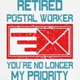 thumbnail image 3 of CafePress - Retired Postal Worker Graphic: You'Re T Shirt - 100% Cotton Ringed T-Shirt, 3 of 4