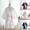 White, variant on uublik Women Robe Long Sleeves Loungewear Dress Soft Sleepwear Housecoat Nightgown Bathrobe Pink