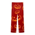 thumbnail image 5 of mgoYE Halloween Family Matching Pajamas Set Button Down Pumpkin Print, 5 of 9