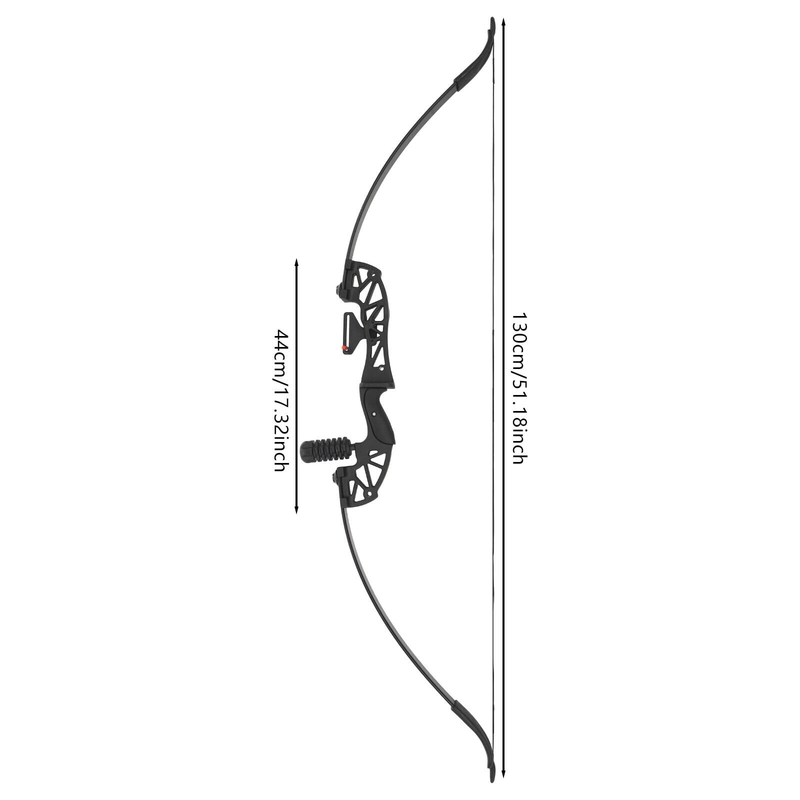 Miumaeov 40LBS Recurve Bow Kit Takedown Recurve Bow Set Arrow Kit Right-handed Bow