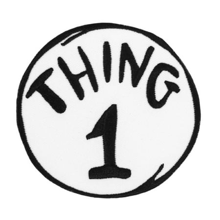 Download Thing 1 Embroidered Costume Patch - Walmart.com