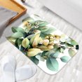 thumbnail image 6 of 1pc Eucalyptus Branches Absorbent Non-Slip Bathroom Thickened Flannel Rug Decor,Soft,Quick Drying,Suitable For Indoor/outdoor Use,Bathrooms,Bedrooms,Kitchens,Terrace,Laundry Rooms,16"x24", 6 of 9