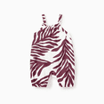 thumbnail image 3 of PatPat Tenues Assorties pour la Famille Chemises à Imprimé de Feuilles Rouges et Robe à Bretelles avec Ceinture pour Hawaii/croisière/centre de Villégiature/tenue Décontractée, 3 of 7