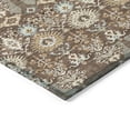 thumbnail image 3 of Addison Rugs Chantille Indoor/Outdoor Traditional Global Brown Machine Washable Round Rug, 8' x 8', 3 of 8