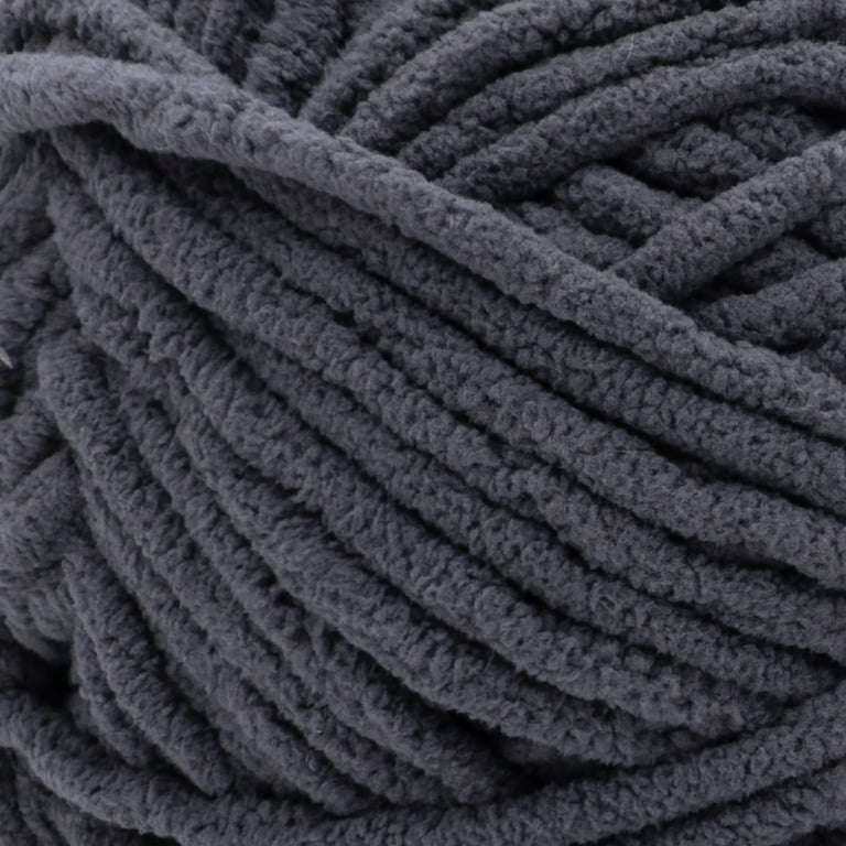 Bernat® Blanket™ #6 Super Bulky Polyester Yarn, Gray Blush 10.5oz/300g, 220  Yards (4 Pack)