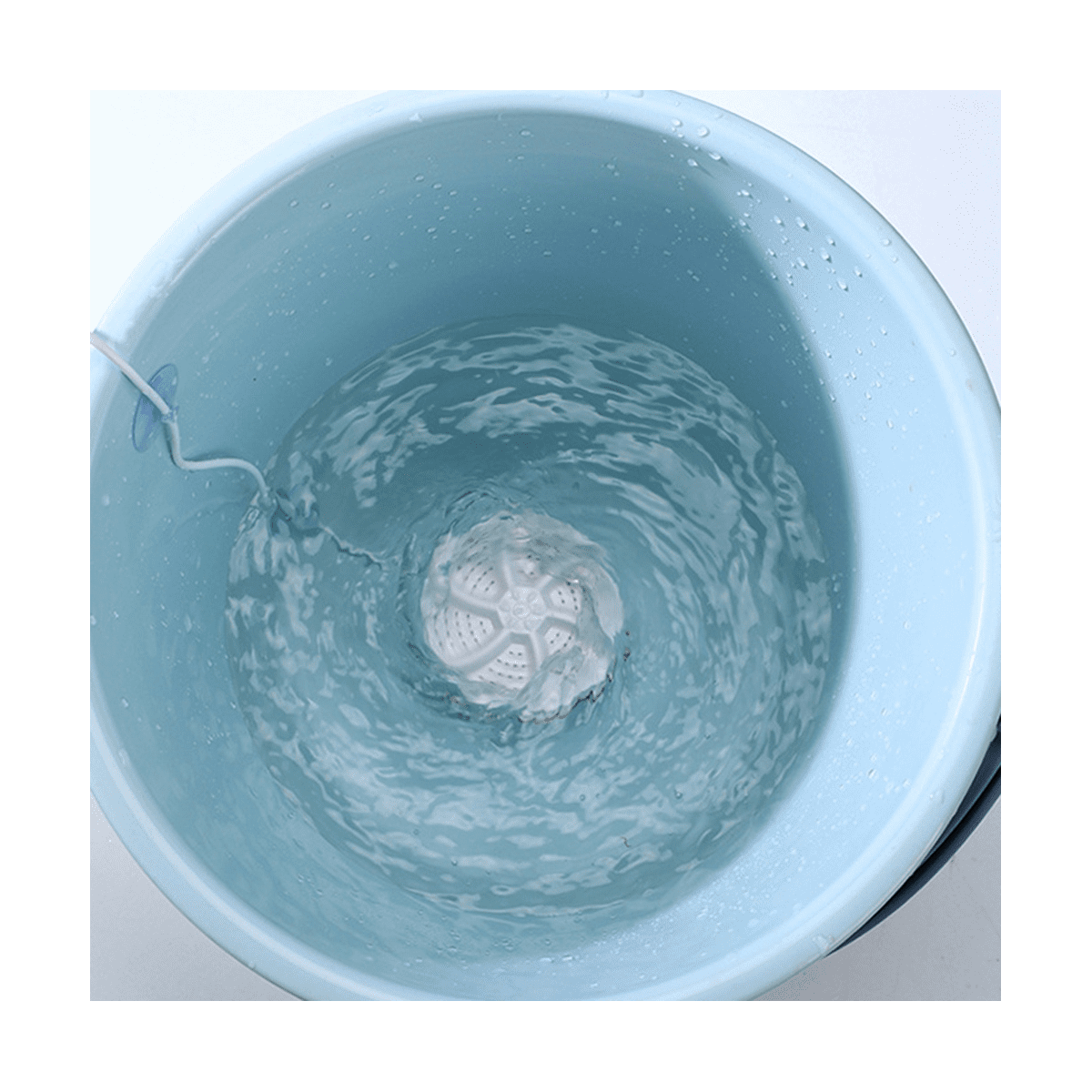 3PCS Mini Washing Machine USB Two-Way Rotating Turbine Portable Washing Machine for Sock Underwear for Travel