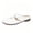 White, variant on Beach Sandals, Vacation Mules for Women, Women's Soft Sole Knot Mules,2026 Cut Out Design Flat Mules for Women,Lightweight Round Toe Backless Non-Slip Sandals, Ginger 9