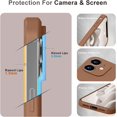 thumbnail image 5 of iPhone 11 Case, Phone Case iPhone 11, Slim Thin Fit Cute Heart Silicone Design Shockproof Protective Soft Bumper Drop Protection Girls Women Boys Men iPhone 11 6.1" 2019 Cover, Brown Design, 5 of 14