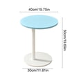 thumbnail image 3 of Modern Stylish Round Side Table For Small Spaces Modern Pedestal Drink Table For Living Room Bedroom Office Portable Couch Table Bedside Table, 3 of 6