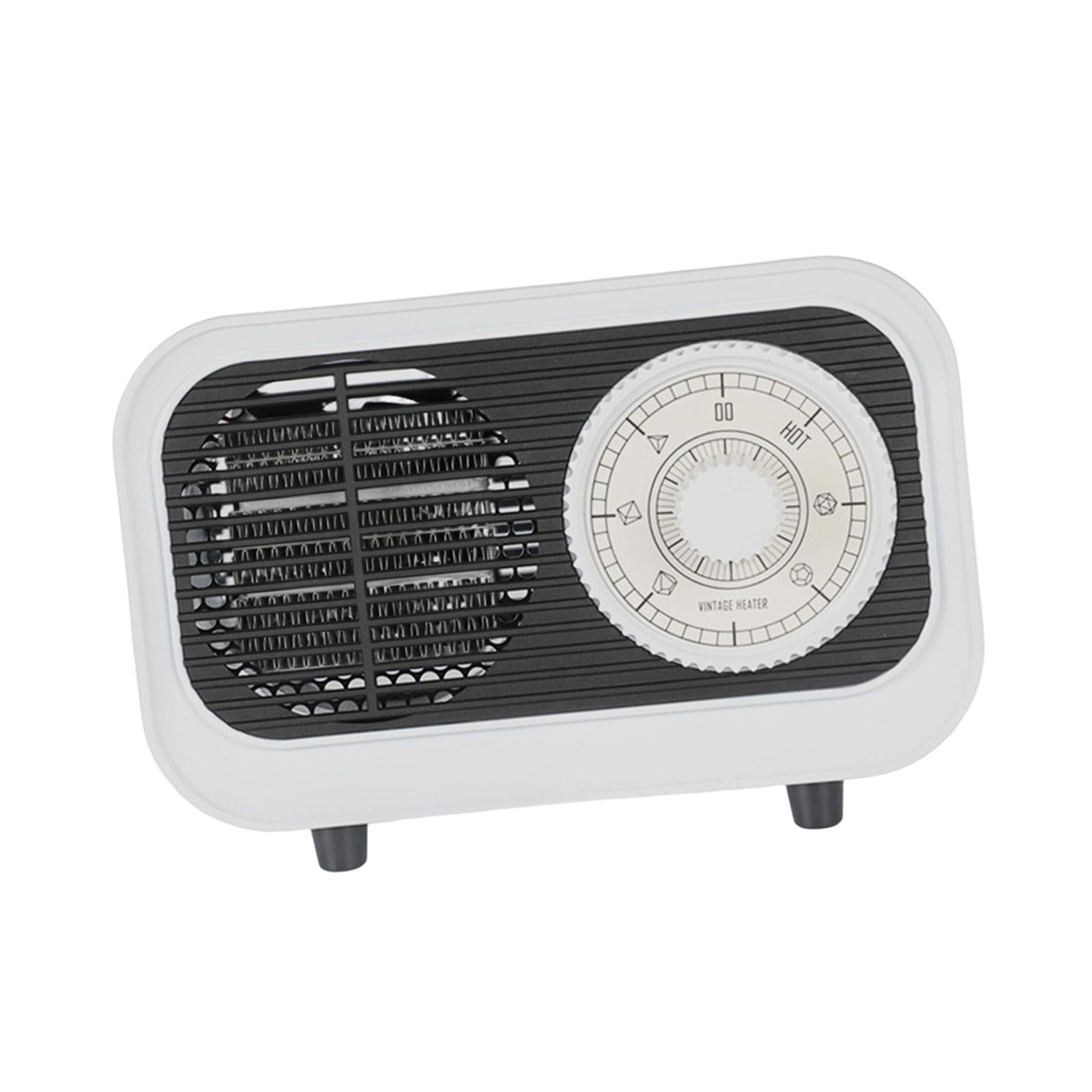 deevoka warm Air Blower Space Heater Portable Retro for Bedroom Winter Room