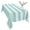 Teal Green, variant on Sage Green Striped Table Cloth Waterproof Tablecloths, Farmhouse Vintage Stripes Tablecloth Dining Table Cover for Kitchen Party Tabletop Outdoor, Square Tablecloth 60x60 Inch