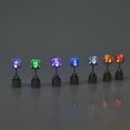 thumbnail image 3 of 1 Pair Glitter Earrings LED Flashing Light Ear Studs Eye-catching Glowing Earrings for Dance Party Festivals, 3 of 6