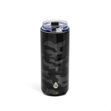 TAL Stainless Steel Tall Boy Tumbler with Sliding Splash Proof Lid 18oz, Camo