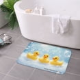 thumbnail image 3 of FJPT Non Slip Flannel Polyester Floor Mat With Cute Duck Design For Bathroom Kitchen Bedroom Decor 16x24 inch, 3 of 5