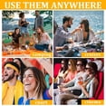 thumbnail image 5 of NOGIS 50 Pcs Plastic Drinking Flask Liquor Pouches Kit, Concealable Reusable Spout Straight Mouth Wine Milk bags with Two Funnel for Cruise Trip Party (Straight Mouth, 8 oz), 5 of 7