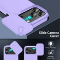 thumbnail image 3 of Case for iPhone 17 Pro Max 6.9-inch,Compatible with MagSafe, Built In Slide Camera Cover Heavy Duty ShockProof Protective Case,Purple,For iPhone 17 Pro Max, 3 of 9