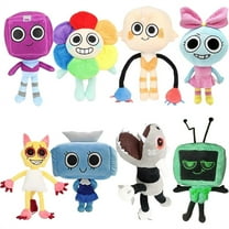8 Pcs Dandy's World Plush, Soft Toy Set for Kids, Huggable Dandy's World Stuffed Plush Throw Pillow, Dandy's World Collectibles Home Decor, Kids Toys for Birthday Christmas Gifts