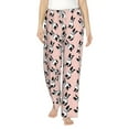 thumbnail image 2 of Picia French Bulldog1 Womens Soft Woven Cotton Elastic Waistband Sleep Pajama Pant Lounge Sleep Pant With Pockets And Drawstring-Large, 2 of 9