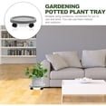 thumbnail image 3 of Gardening Potted Plant Tray Movable Flowerpot Tray Flowerpot Base with Water Tray, 3 of 9