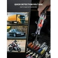 thumbnail image 6 of Automotive Test Light with 3-48V LED Digital Voltage Display, Auto Circuit Tester with Voltmeter & Dual Color Polarity Indicate, Electric Test Pen w/Stainless Probe for Car/Truck/SUV Checker, 6 of 7