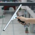 thumbnail image 6 of Professional Window Squeegee with 14" Stainless Steel Blade & Ergonomic Non-Slip Grip, Streak-Free Cleaning Tool for Glass Surfaces and Shower Doors, Ideal for Home and Commercial Use FAJHHA, 6 of 8