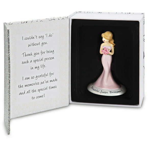 Pavilion Gift Company Philosophies Junior Bridesmaid Gift Christmas Ornament, 4.5"