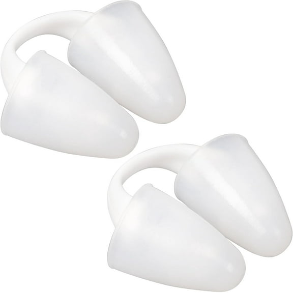 2 Pack Nose Plugs for Swimming – Waterproof and Painless Nose Plugs for Adults, Made of Soft Silicone to Keep You Comfort in The Swim