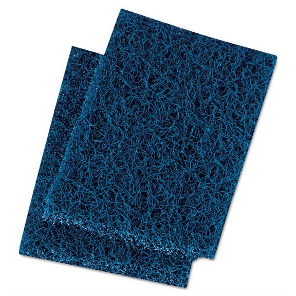 Extra Heavy-Duty Scour Pad, 3.5 X 5, Dark Blue, 20/carton | Bundle of 10 Cartons