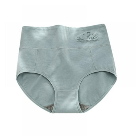 

Women s Underwear 3D Swan 3D Embossed Pattern Cotton Comfortable High Waist Underwear