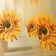 thumbnail image 4 of Yirtree Sheer Voile Shade Curtain Offset Print Tulle Window Door Drape Curtain for Bedroom Living Room Balcony Coffee House - Window Drape Durable Sunflower Sheer Curtain for Home, 4 of 8