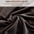 thumbnail image 3 of Lapalife 6-Pieces Recliner Sofa Covers Velvet Stretch Reclining Couch Covers for 3 Cushion Recliner Sofa Slipcovers, Brown, 3 of 9