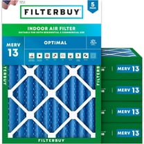 Filterbuy 21.5x24x4 MERV 13 Health Defense, Pleated HVAC AC Furnace Air Filters (5-Pack)