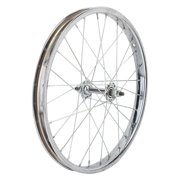 Wheel Master 18in Juvenile Steel Front Wheel B/O 5/16inx100mm Rim Brake Silver